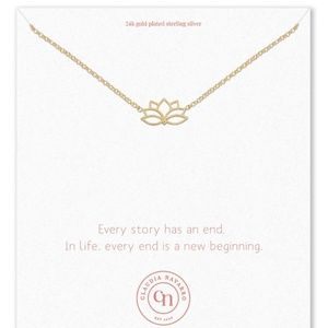 Lotus Necklace - Gold